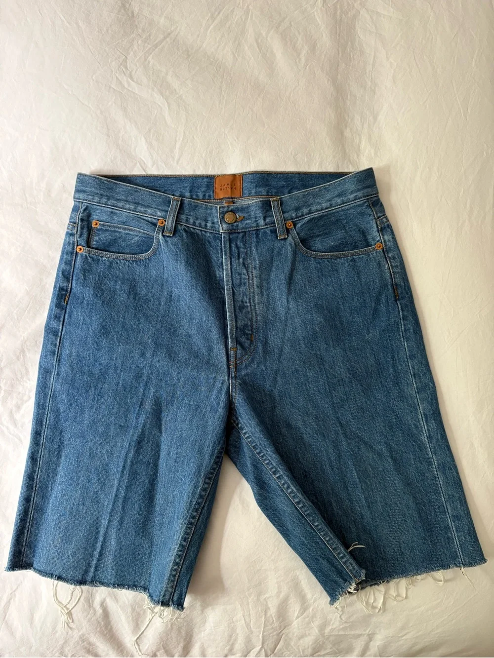 Jamie Haller denim Bermuda shorts
